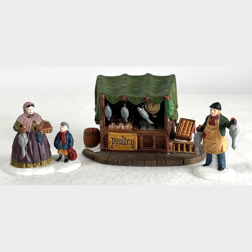 Dept 56 Dickens Village Poultry Market 55590 Original Box